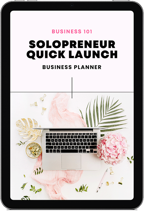 Solopreneur Quick Launch Digital Business Planner v1